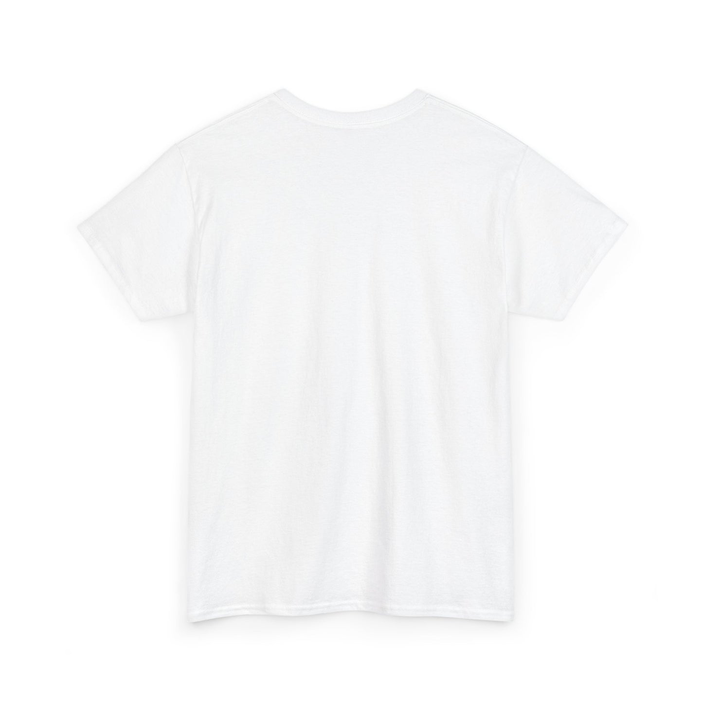 Cottagecore Book Lover T-Shirt – Coffee and Books Pink Graphic on Blue Stripe Tee on Gildan