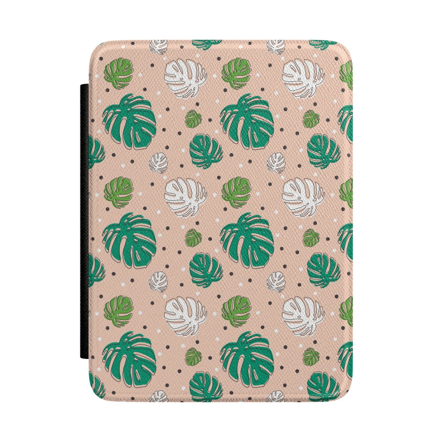 Cute Plant Kindle Case – Pink Monstera Leaf Aesthetic E-Reader Cover for Book Lovers
