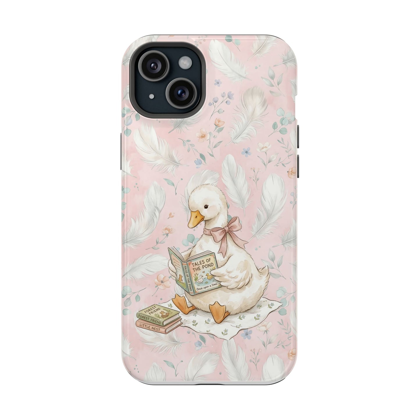 Coquette Goose Phone Case – Girly Goose Bow Aesthetic Case for iPhone & Samsung Galaxy