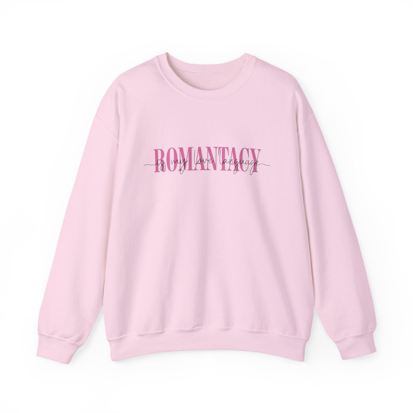 Romantasy Sweatshirt – “Romantasy Is My Love Language” Bookish Graphic Crewneck on Gildan