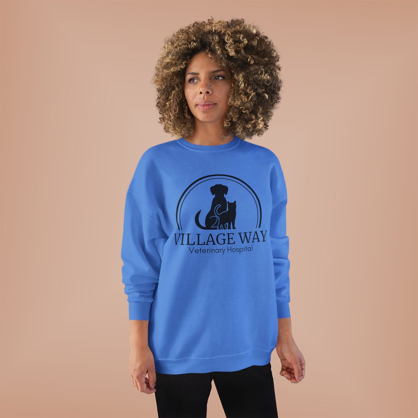 Village Way Veterinary Hospital Crewneck Sweatshirt