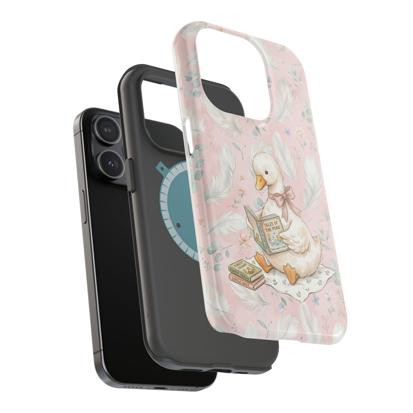 Coquette Goose Phone Case – Girly Goose Bow Aesthetic Case for iPhone & Samsung Galaxy
