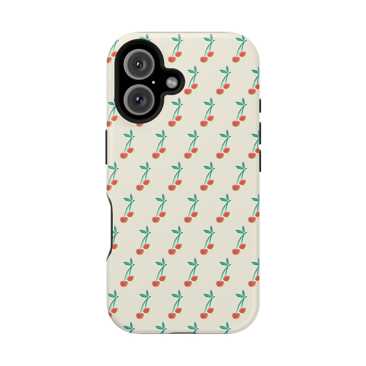 Coquette Cherry Phone Case – Cute Red Fruit Aesthetic Case for iPhone & Samsung Galaxy