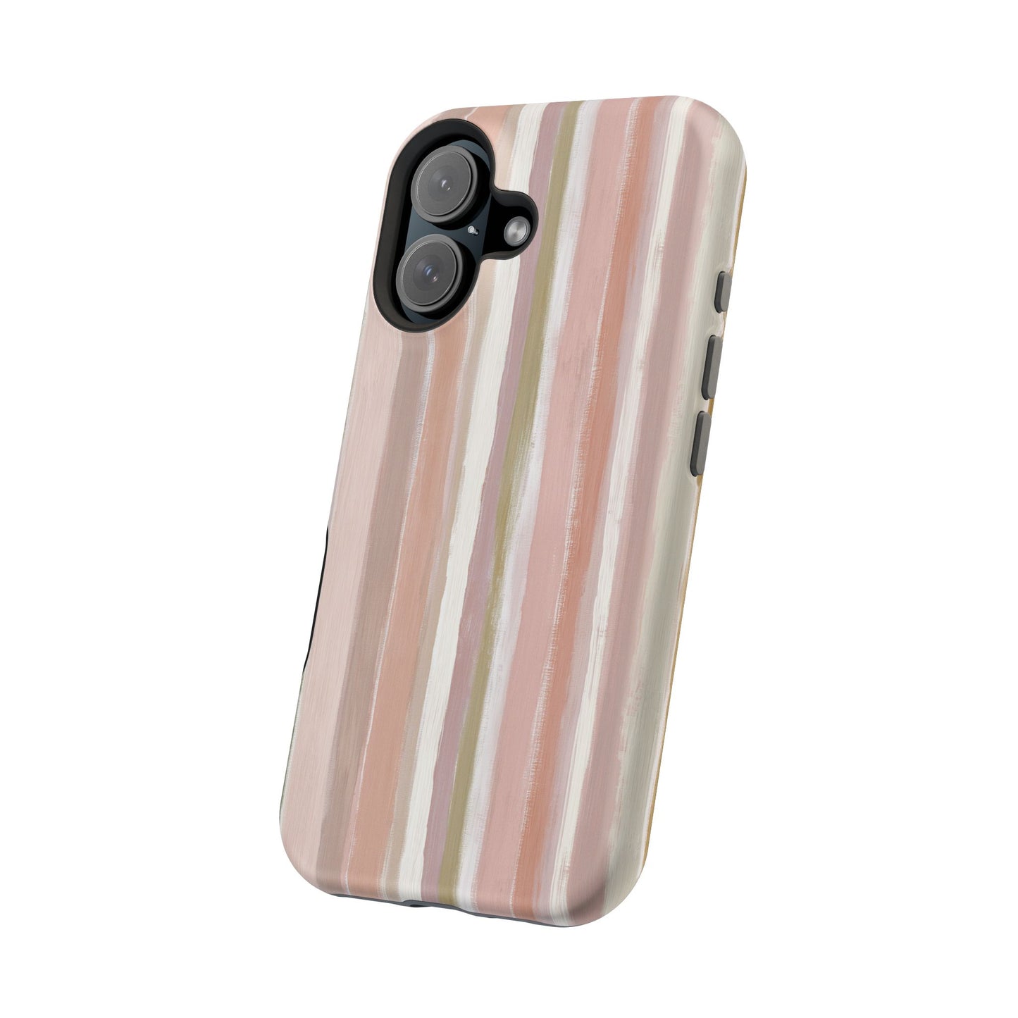 Coquette Pink Stripe Phone Case – Cute Aesthetic Striped Case for iPhone & Samsung Galaxy