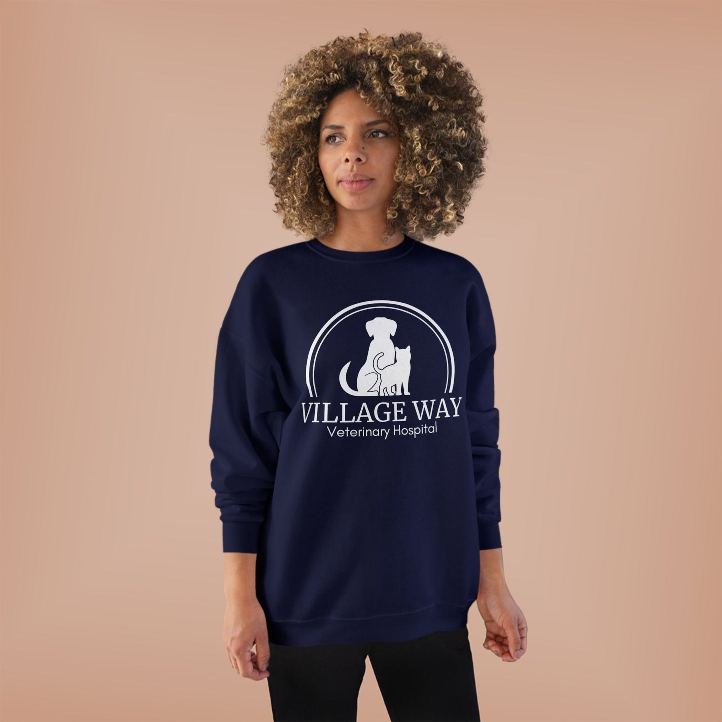Village Way Veterinary Hospital Crewneck Sweatshirt