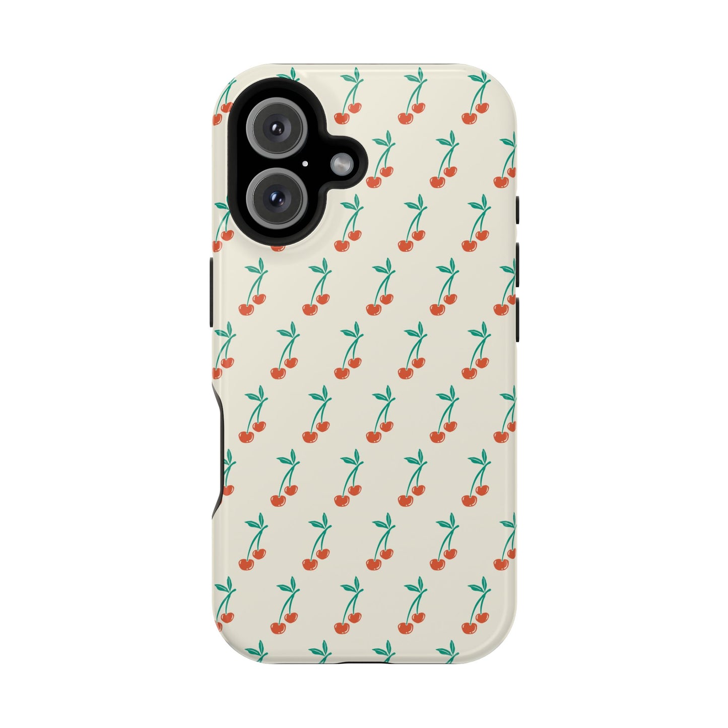 Coquette Cherry Phone Case – Cute Red Fruit Aesthetic Case for iPhone & Samsung Galaxy