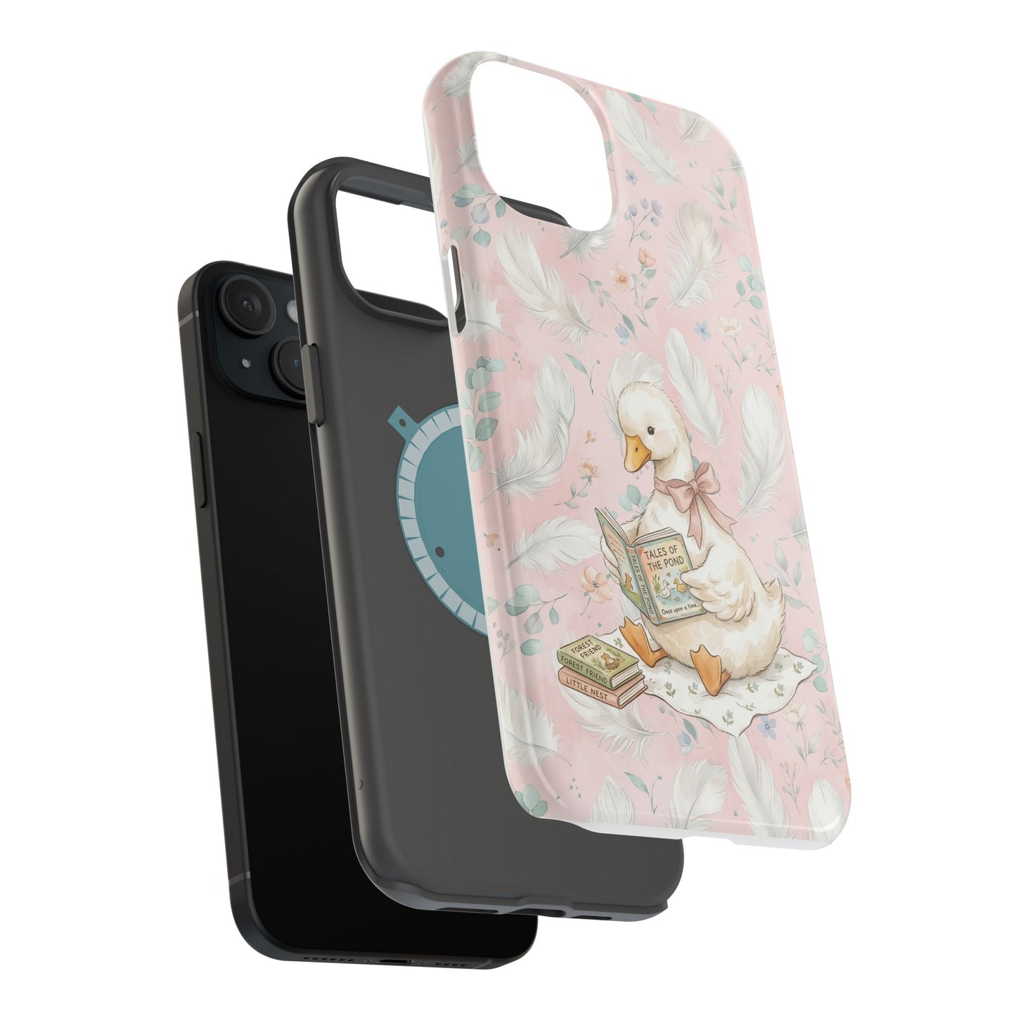 Coquette Goose Phone Case – Girly Goose Bow Aesthetic Case for iPhone & Samsung Galaxy
