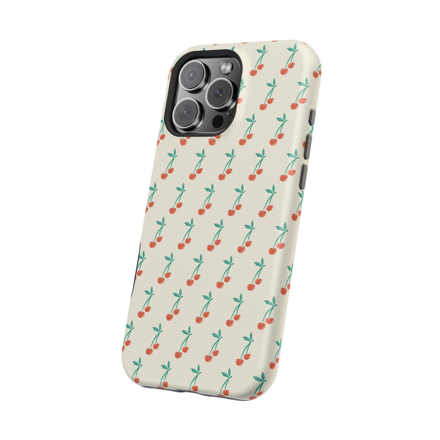 Coquette Cherry Phone Case – Cute Red Fruit Aesthetic Case for iPhone & Samsung Galaxy