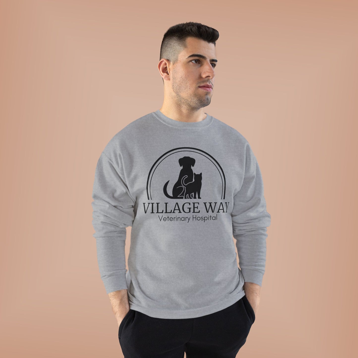 Village Way Veterinary Hospital Crewneck Sweatshirt