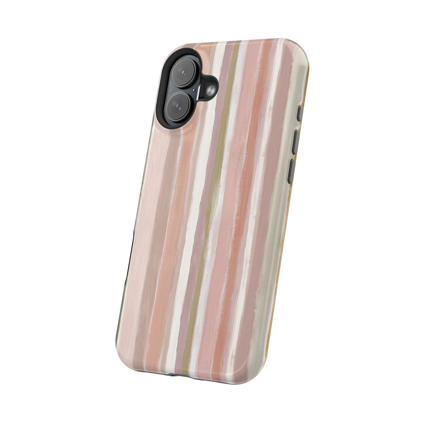 Coquette Pink Stripe Phone Case – Cute Aesthetic Striped Case for iPhone & Samsung Galaxy