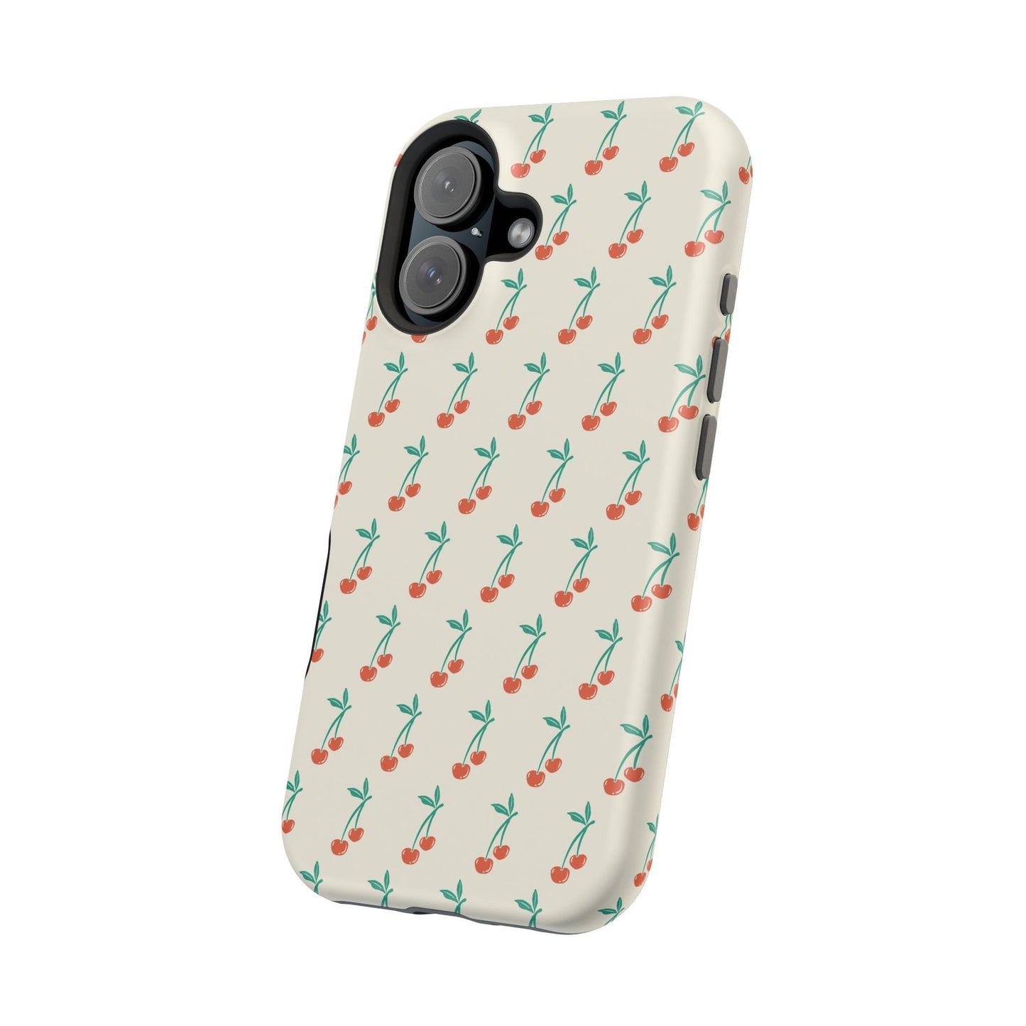 Coquette Cherry Phone Case – Cute Red Fruit Aesthetic Case for iPhone & Samsung Galaxy