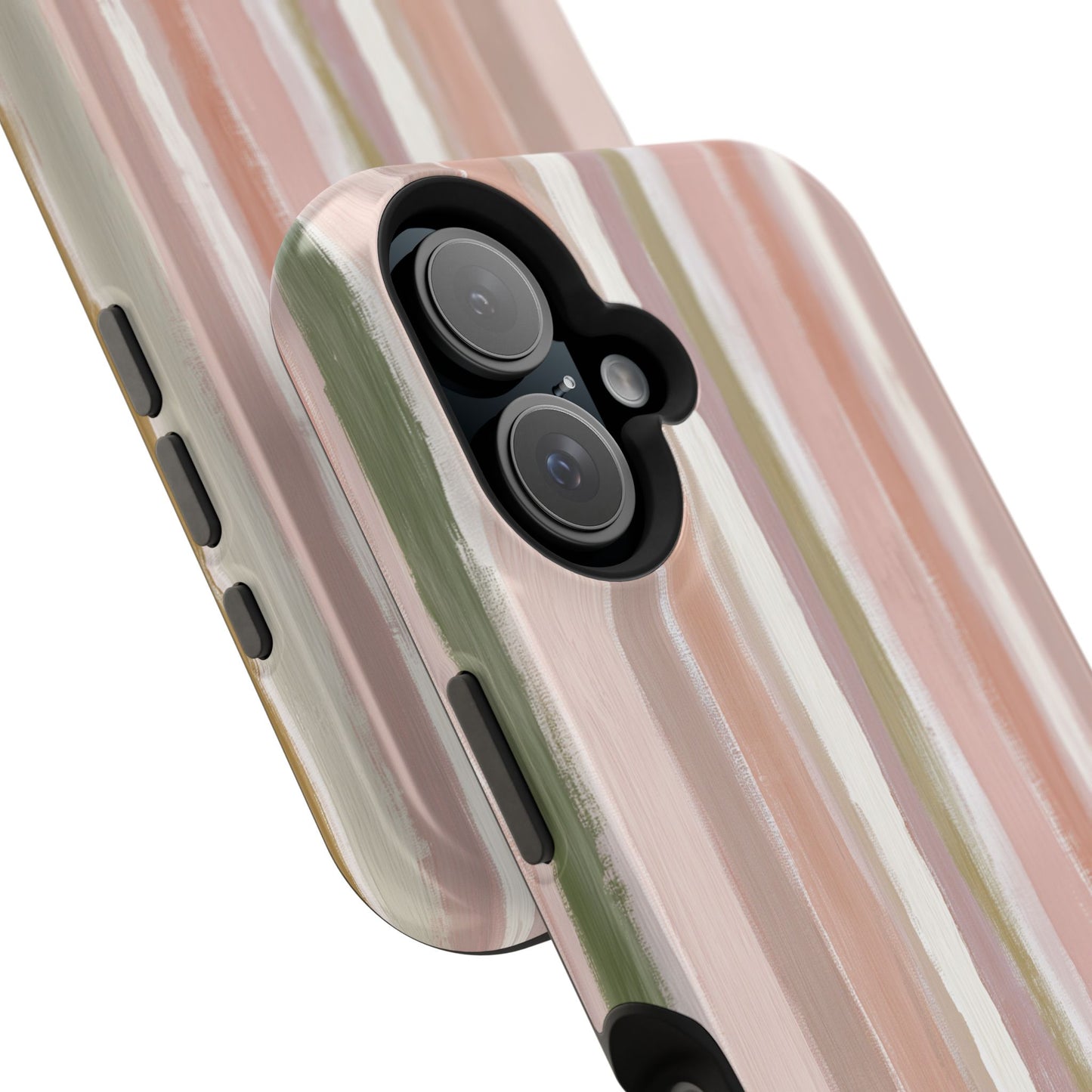 Coquette Pink Stripe Phone Case – Cute Aesthetic Striped Case for iPhone & Samsung Galaxy