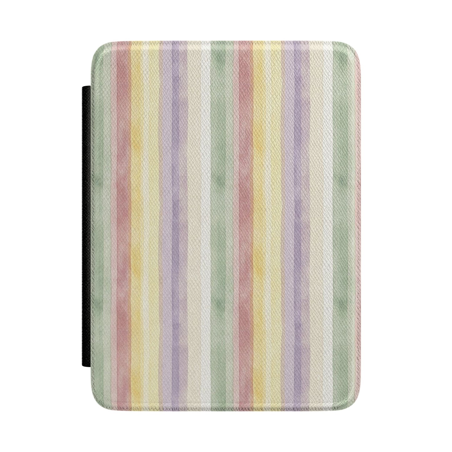 Cottagecore Rainbow Kindle Case – Pastel Stripe Aesthetic E-Reader Cover for Book Lovers