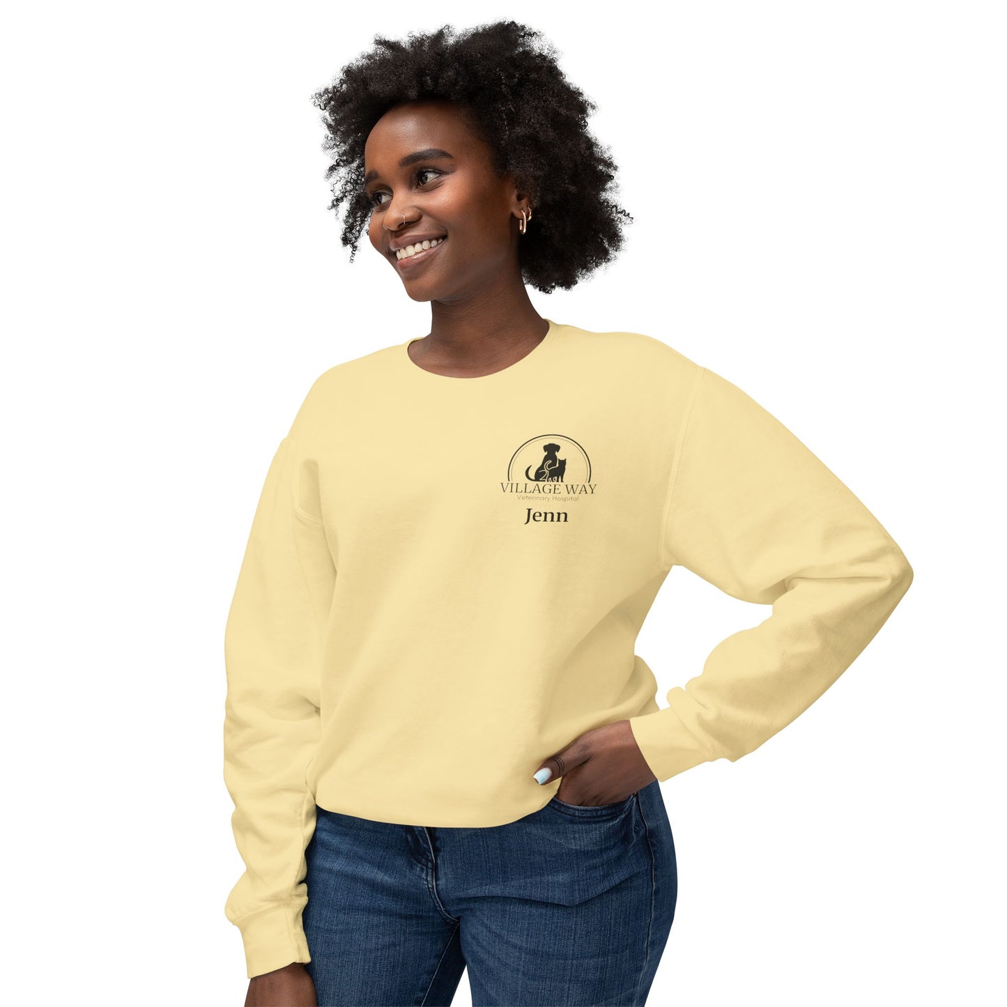 Village Way Sweatshirt Miles with Name