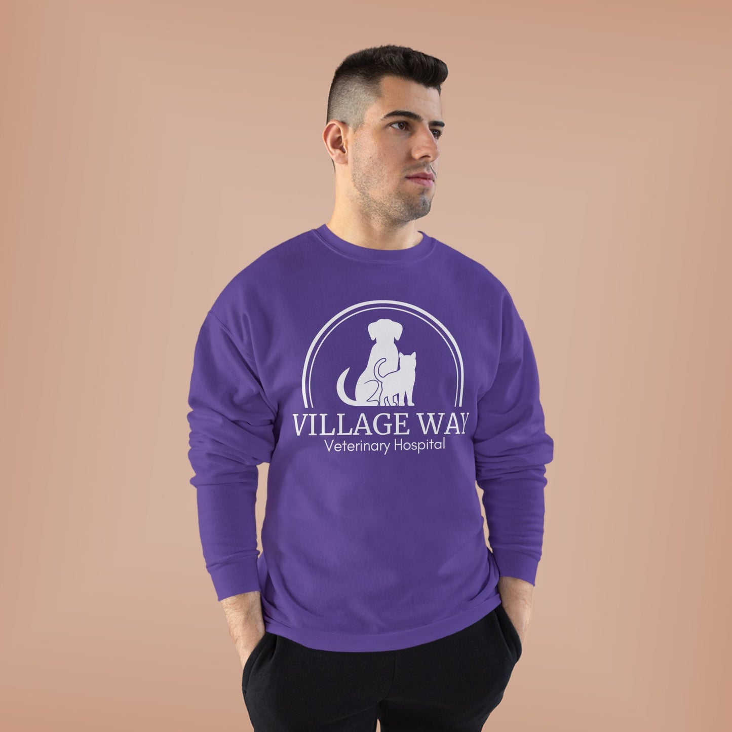 Village Way Veterinary Hospital Crewneck Sweatshirt