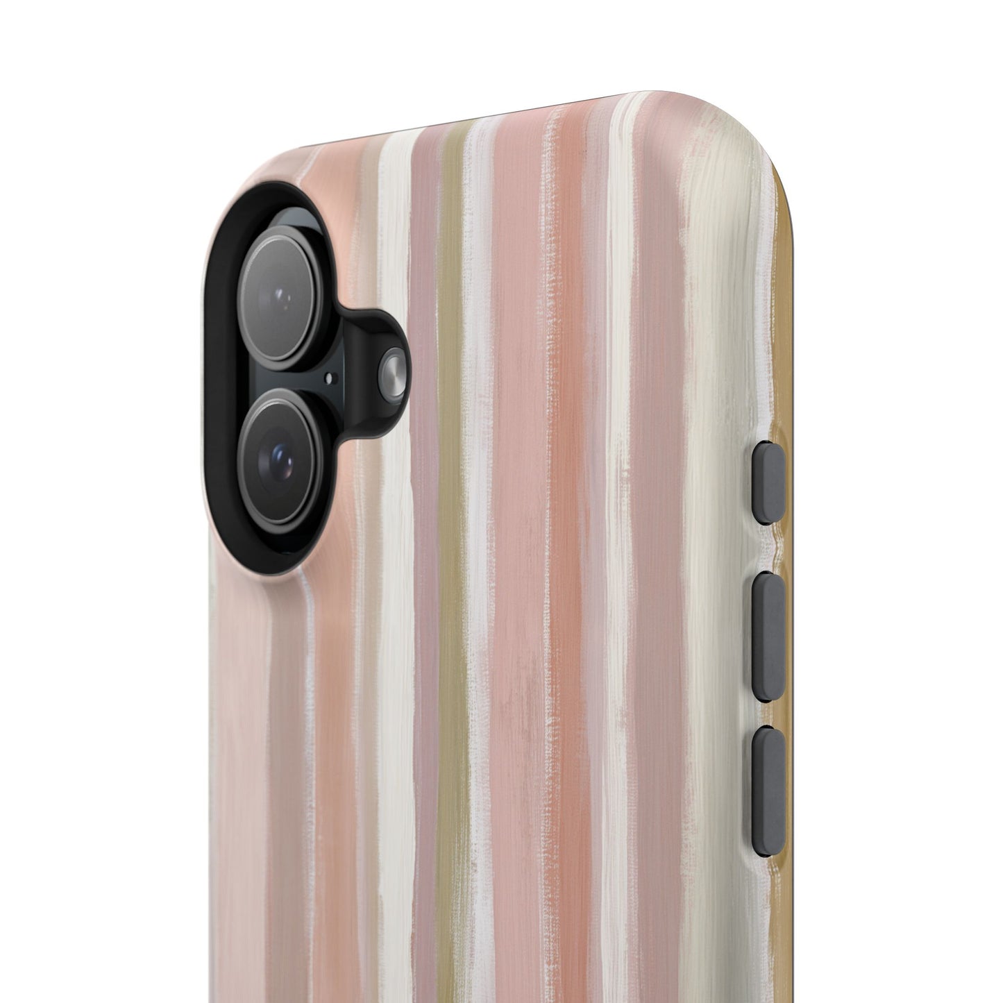 Coquette Pink Stripe Phone Case – Cute Aesthetic Striped Case for iPhone & Samsung Galaxy