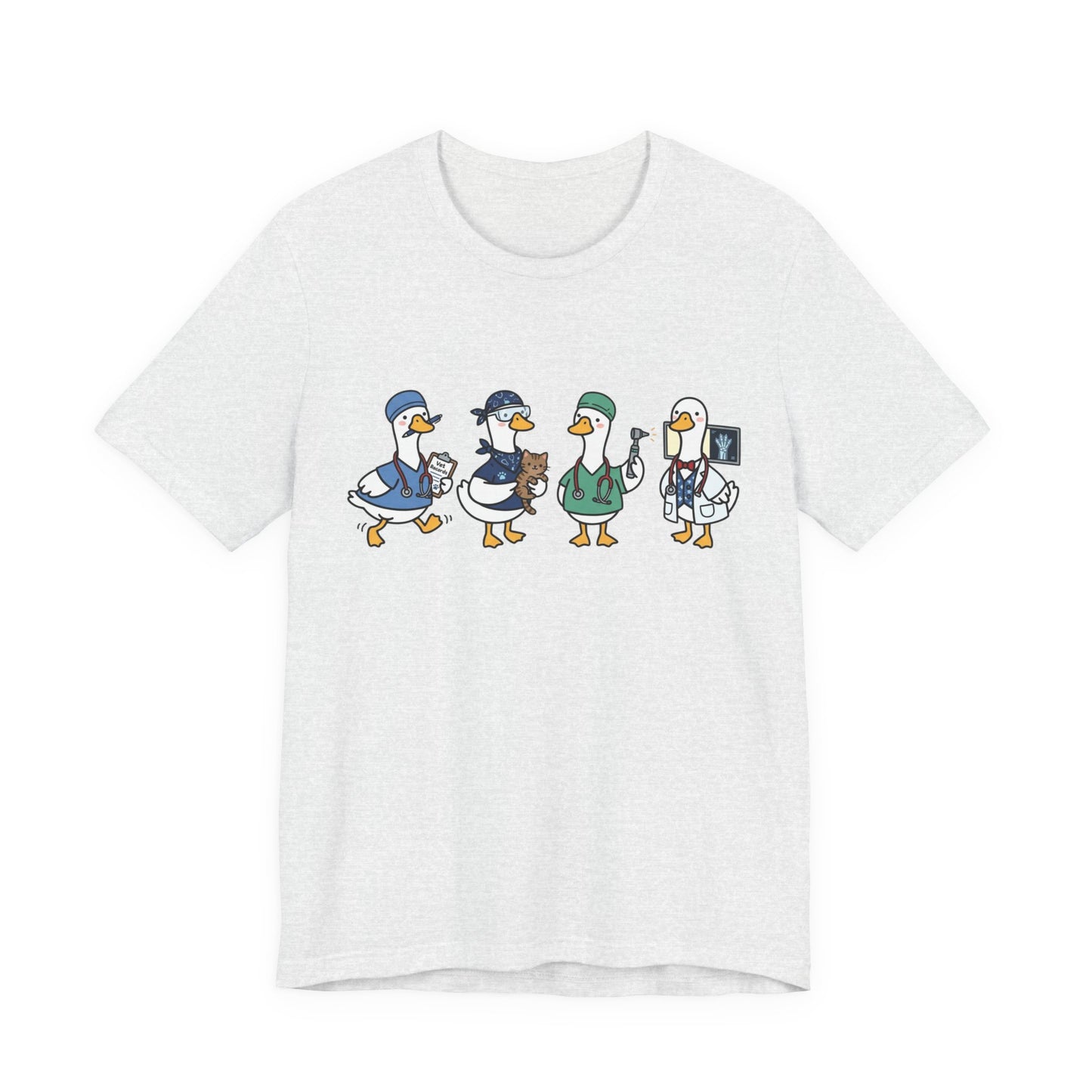 Funny Veterinary T-Shirt – Silly Goose Veterinarian Graphic Tee on Bella Canvas for Vet Techs