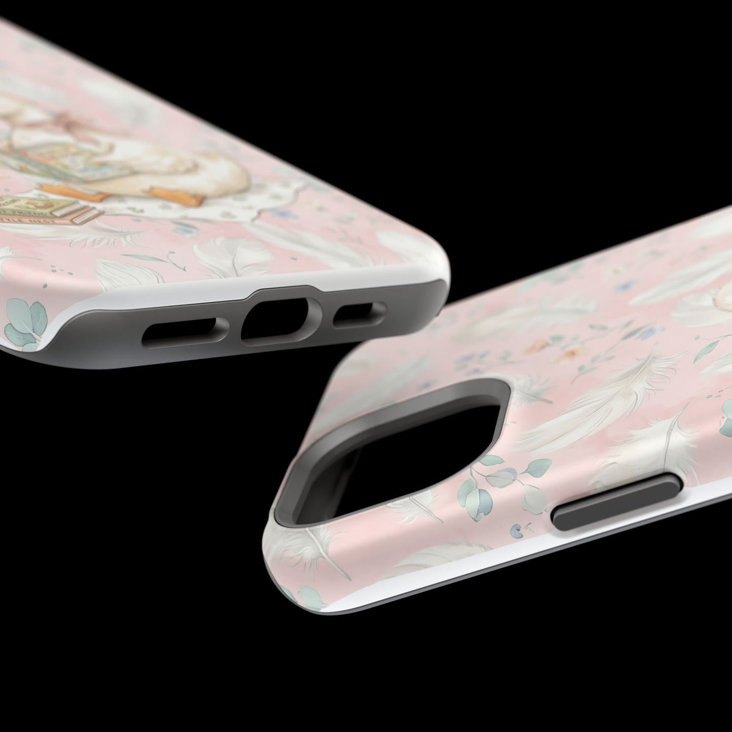 Coquette Goose Phone Case – Girly Goose Bow Aesthetic Case for iPhone & Samsung Galaxy