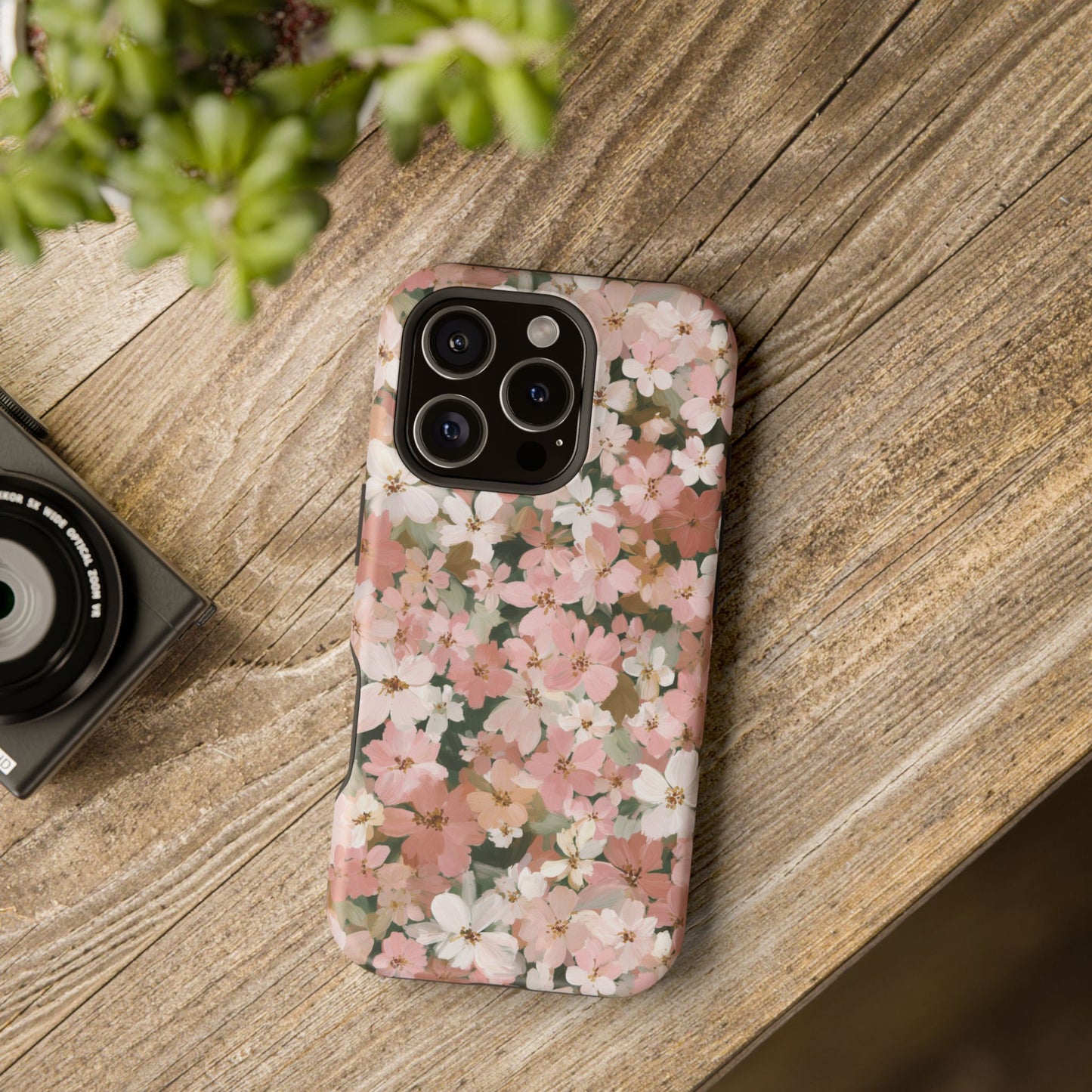 Coquette Floral Phone Case – Pink Flower Aesthetic Case for iPhone & Samsung Galaxy