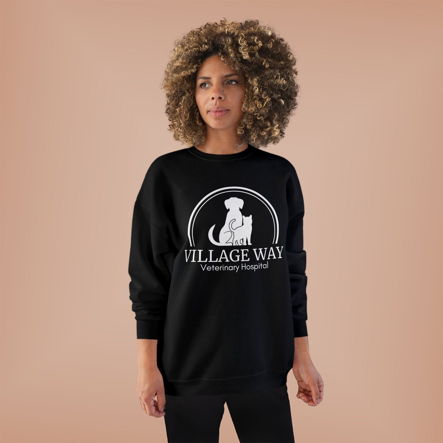 Village Way Veterinary Hospital Crewneck Sweatshirt