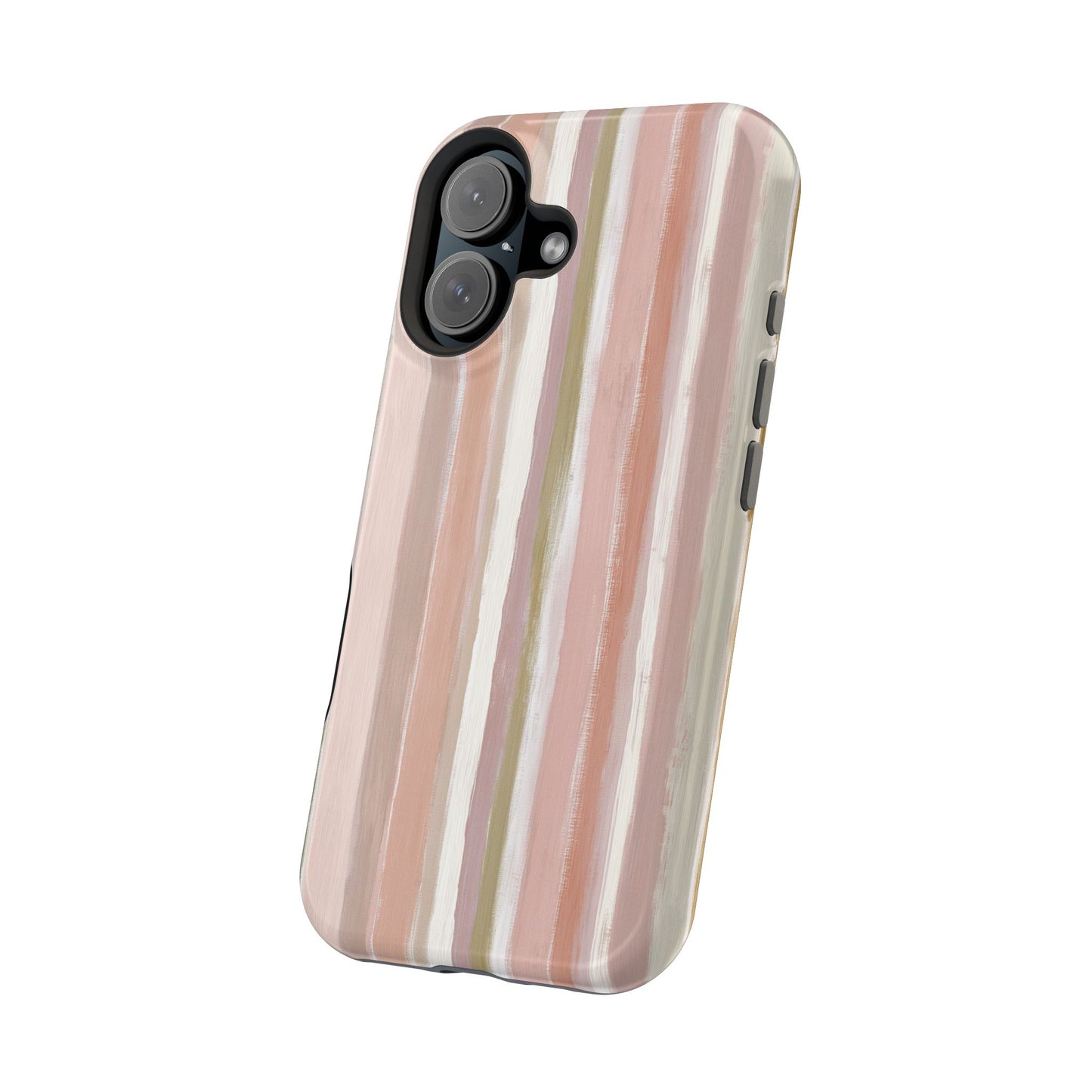 Coquette Pink Stripe Phone Case – Cute Aesthetic Striped Case for iPhone & Samsung Galaxy