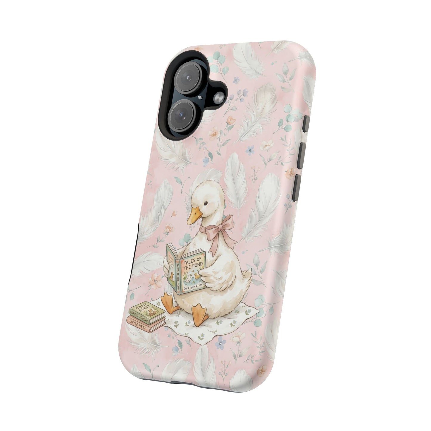Coquette Goose Phone Case – Girly Goose Bow Aesthetic Case for iPhone & Samsung Galaxy