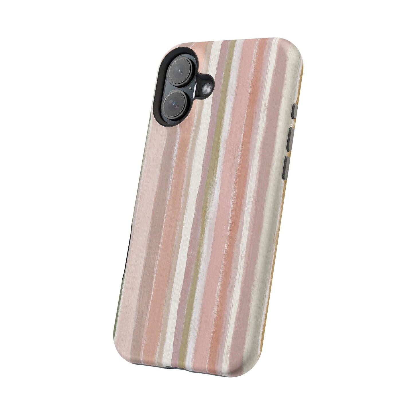Coquette Pink Stripe Phone Case – Cute Aesthetic Striped Case for iPhone & Samsung Galaxy