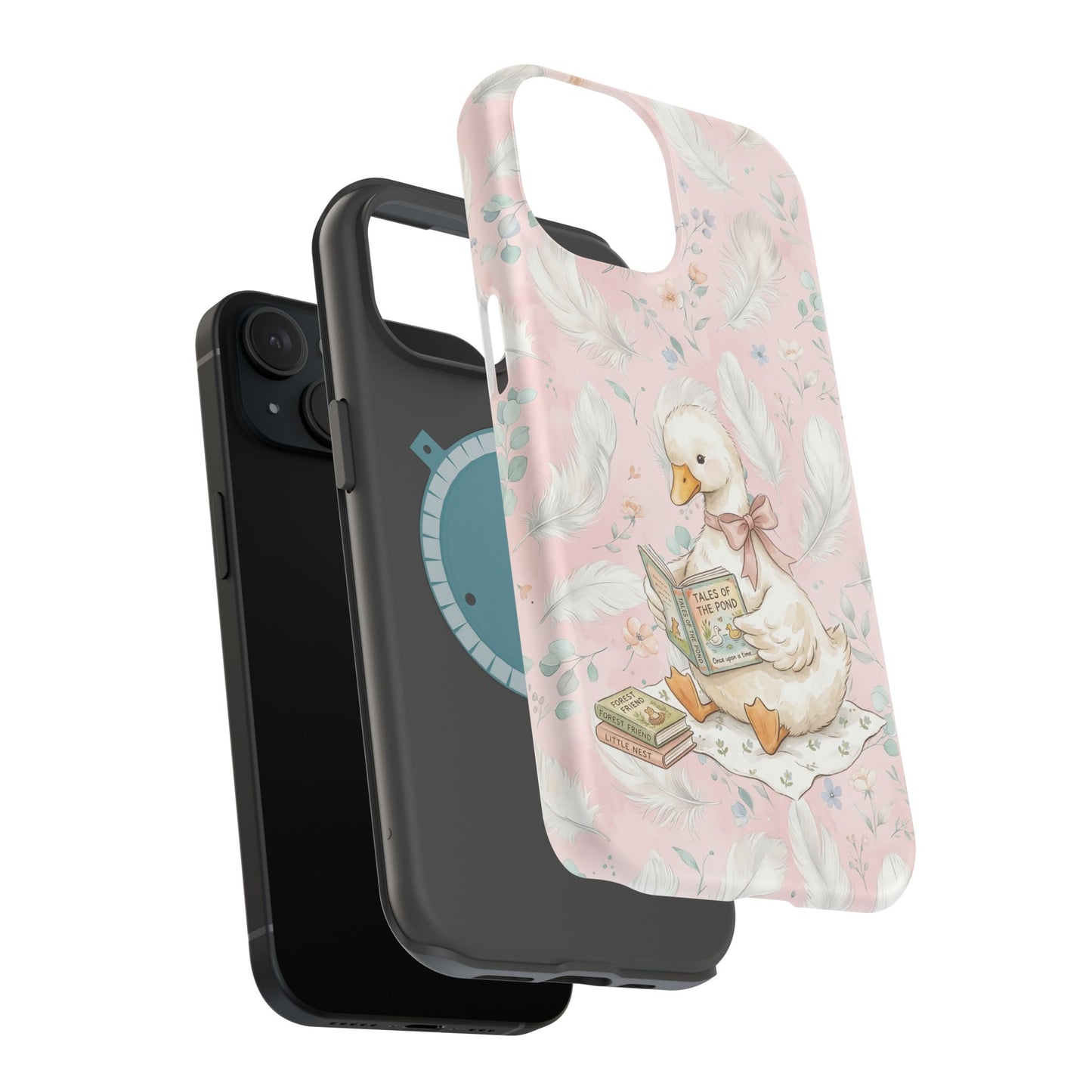 Coquette Goose Phone Case – Girly Goose Bow Aesthetic Case for iPhone & Samsung Galaxy