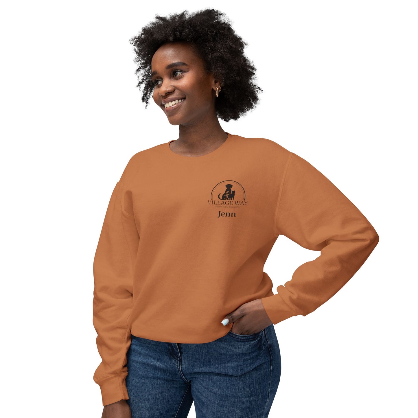 Village Way Sweatshirt Miles with Name