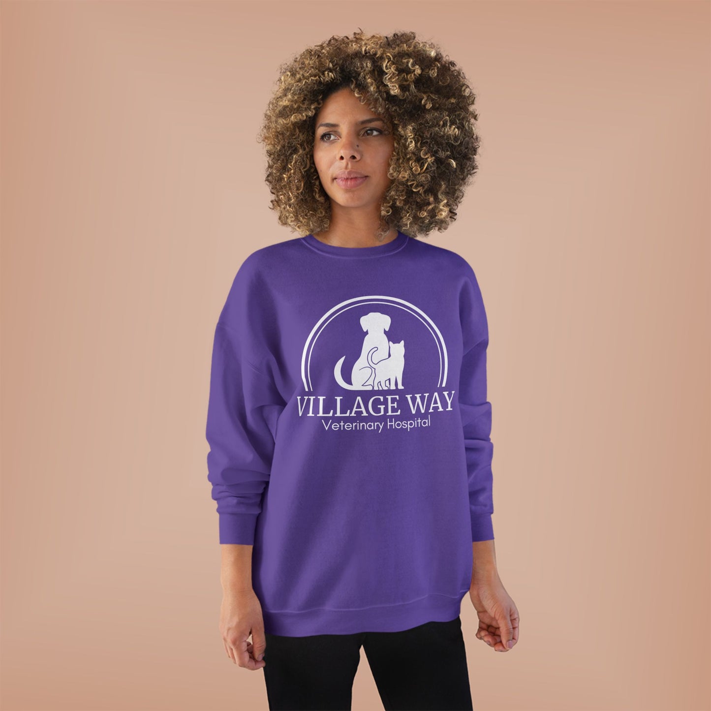 Village Way Veterinary Hospital Crewneck Sweatshirt