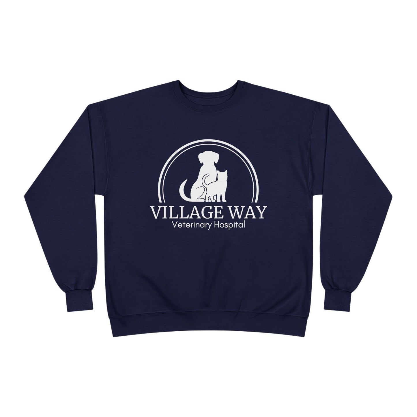 Village Way Veterinary Hospital Crewneck Sweatshirt