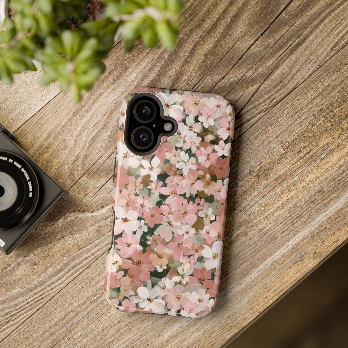 Coquette Floral Phone Case – Pink Flower Aesthetic Case for iPhone & Samsung Galaxy