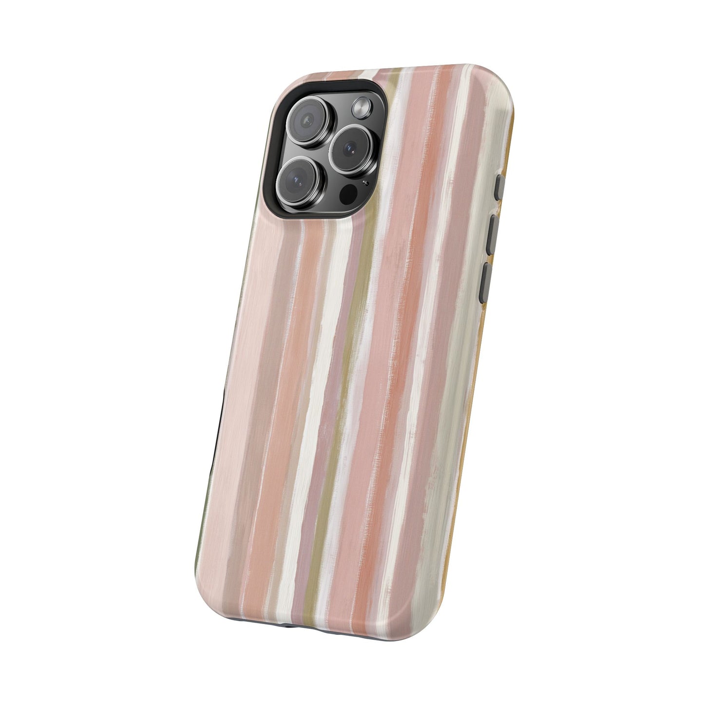 Coquette Pink Stripe Phone Case – Cute Aesthetic Striped Case for iPhone & Samsung Galaxy
