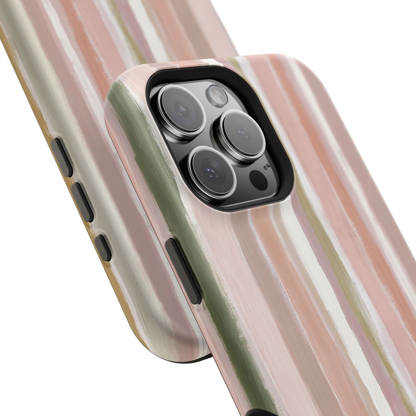 Coquette Pink Stripe Phone Case – Cute Aesthetic Striped Case for iPhone & Samsung Galaxy