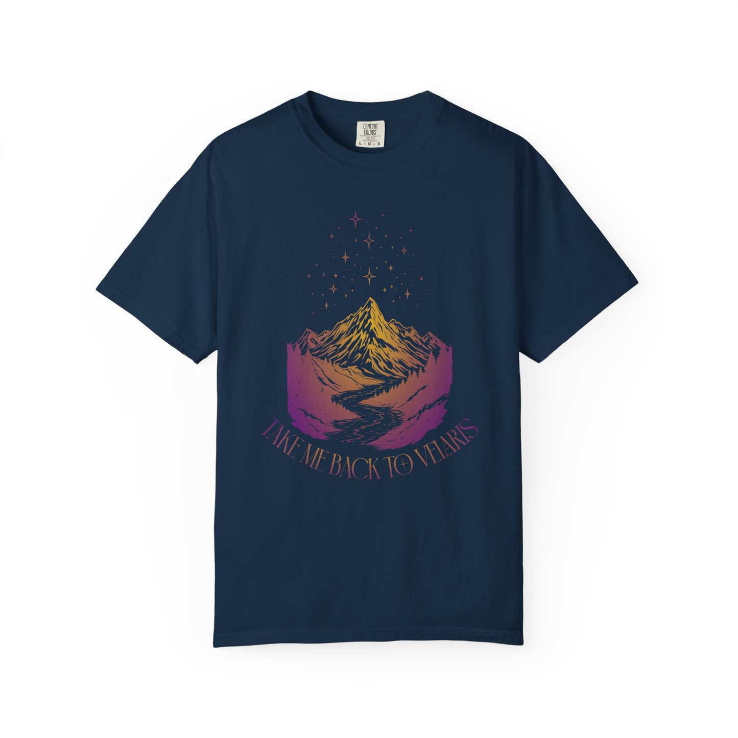 Velaris T-Shirt – “Take Me Back to Velaris” Fantasy Bookish Graphic Tee on Comfort Colors
