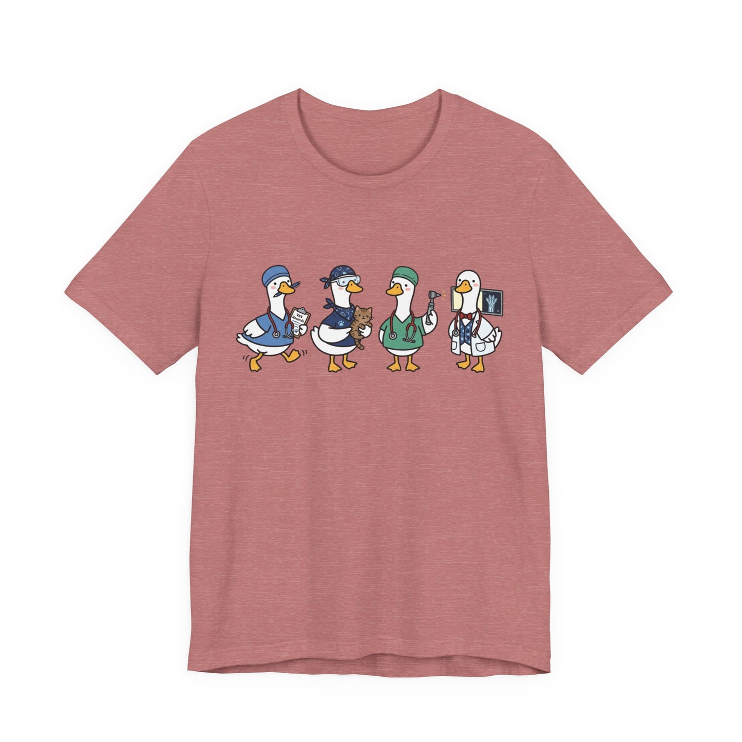 Funny Veterinary T-Shirt – Silly Goose Veterinarian Graphic Tee on Bella Canvas for Vet Techs