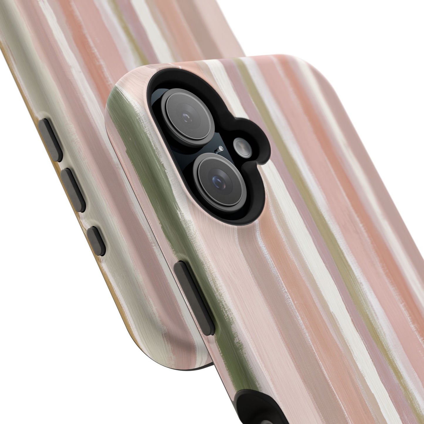 Coquette Pink Stripe Phone Case – Cute Aesthetic Striped Case for iPhone & Samsung Galaxy