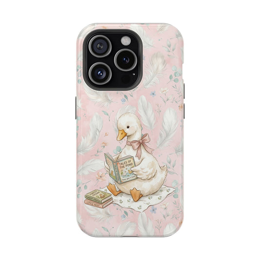 Coquette Goose Phone Case – Girly Goose Bow Aesthetic Case for iPhone & Samsung Galaxy