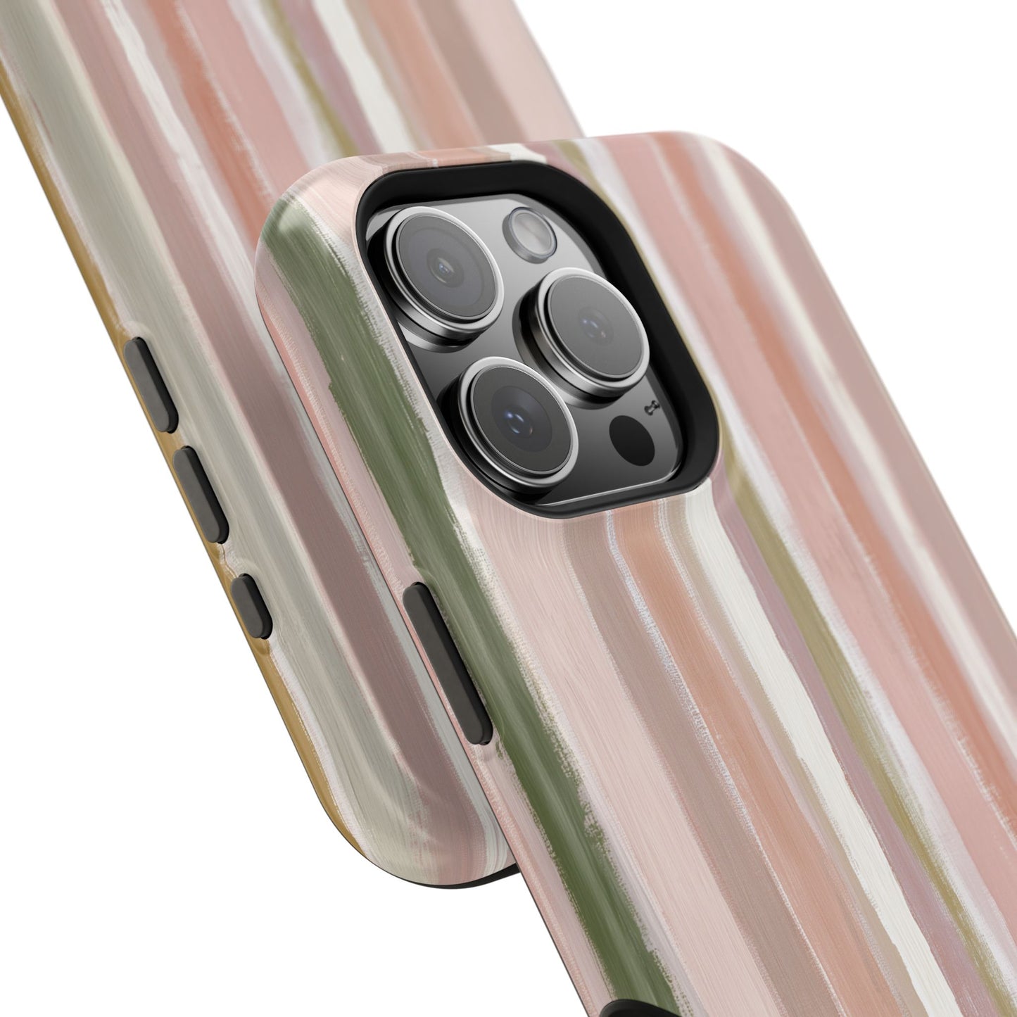 Coquette Pink Stripe Phone Case – Cute Aesthetic Striped Case for iPhone & Samsung Galaxy