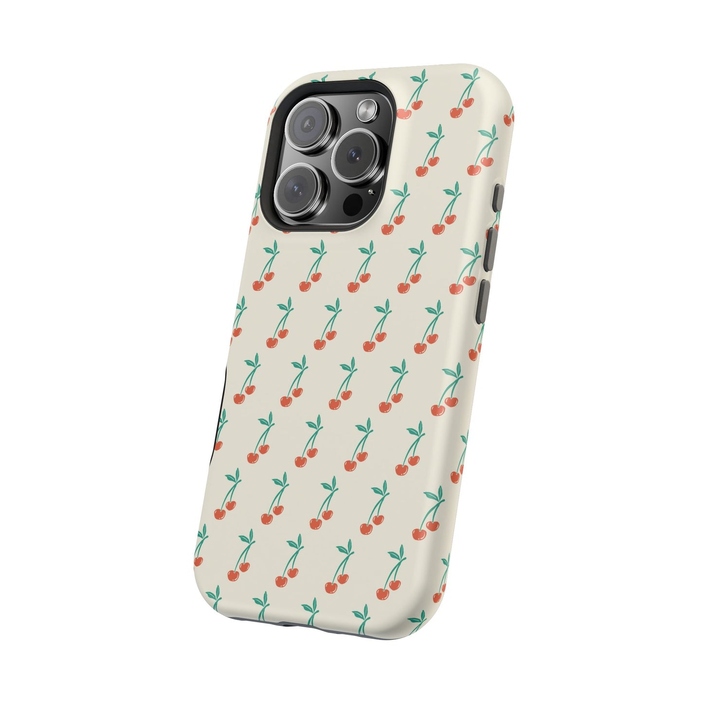 Coquette Cherry Phone Case – Cute Red Fruit Aesthetic Case for iPhone & Samsung Galaxy