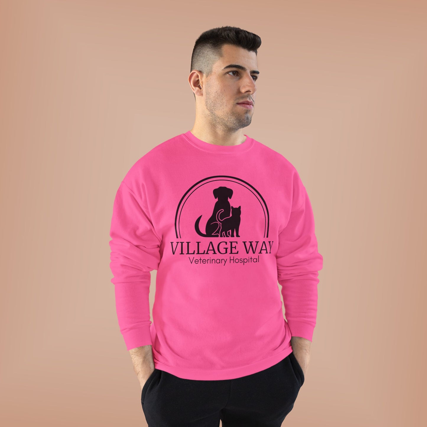 Village Way Veterinary Hospital Crewneck Sweatshirt