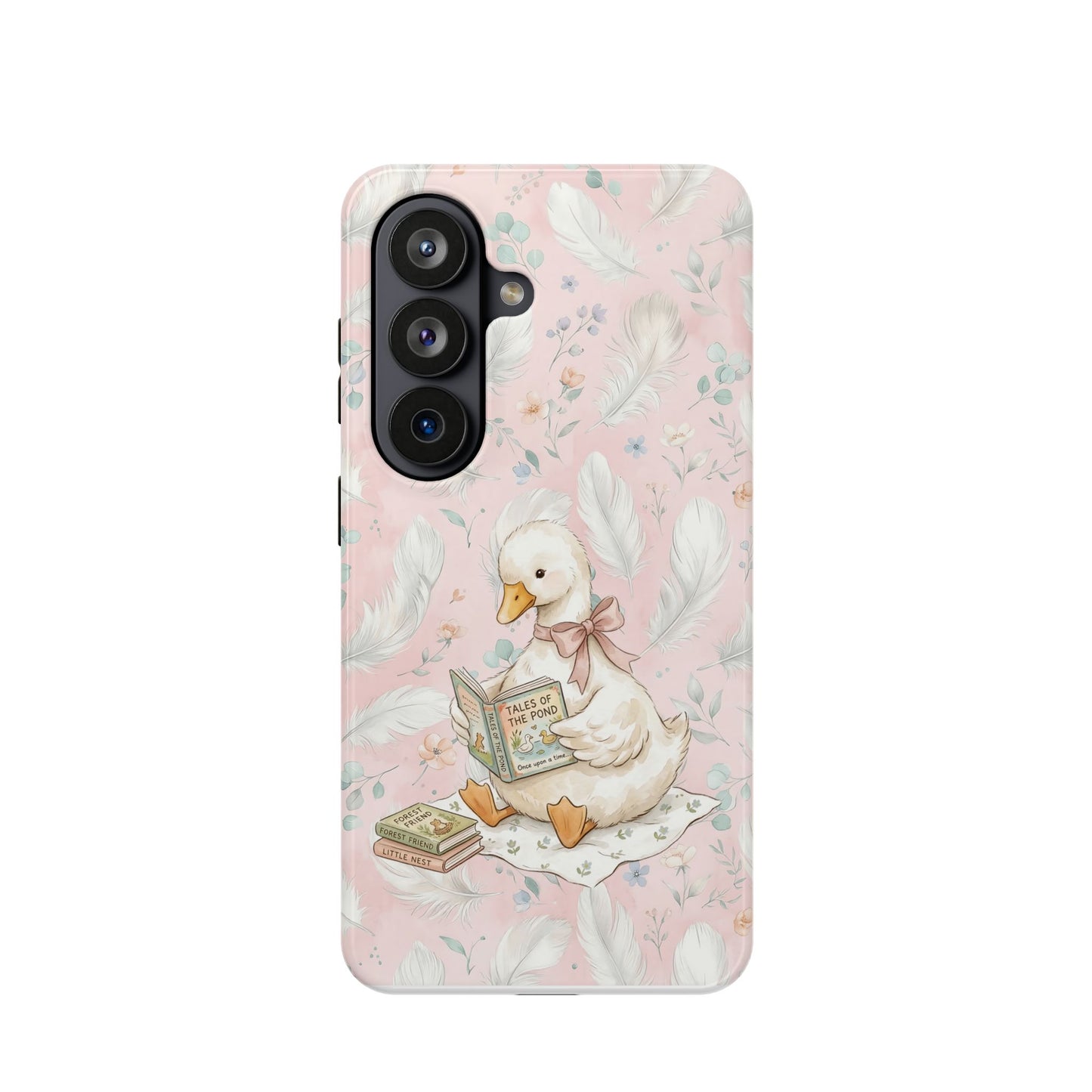 Coquette Goose Phone Case – Girly Goose Bow Aesthetic Case for iPhone & Samsung Galaxy