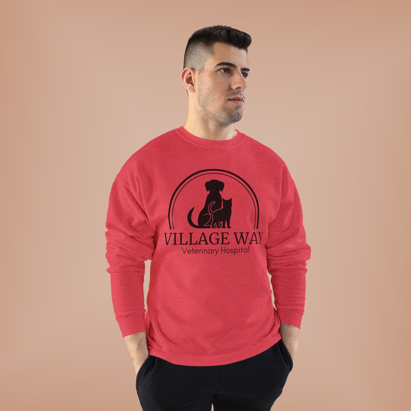 Village Way Veterinary Hospital Crewneck Sweatshirt