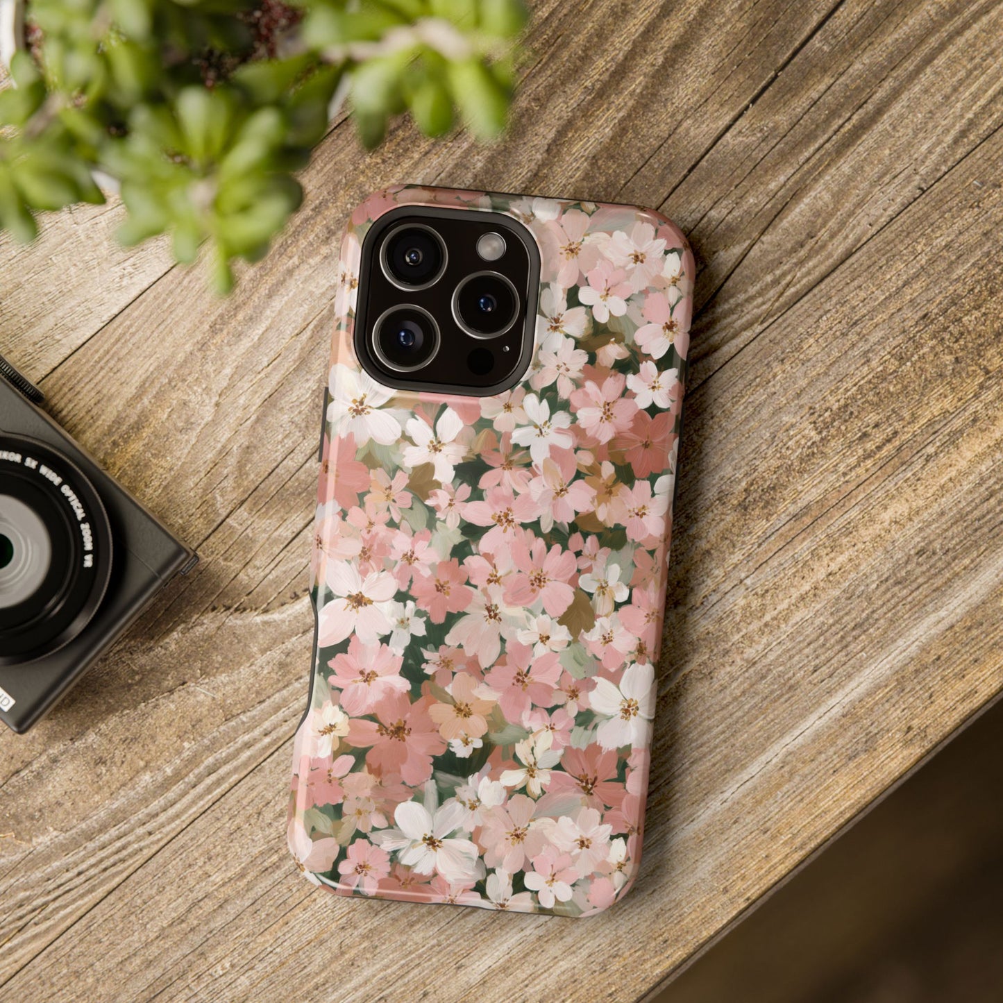 Coquette Floral Phone Case – Pink Flower Aesthetic Case for iPhone & Samsung Galaxy