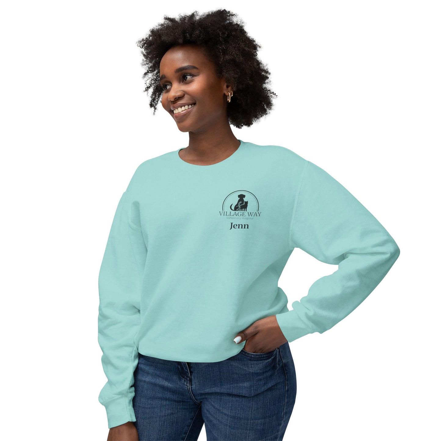 Village Way Sweatshirt Miles with Name