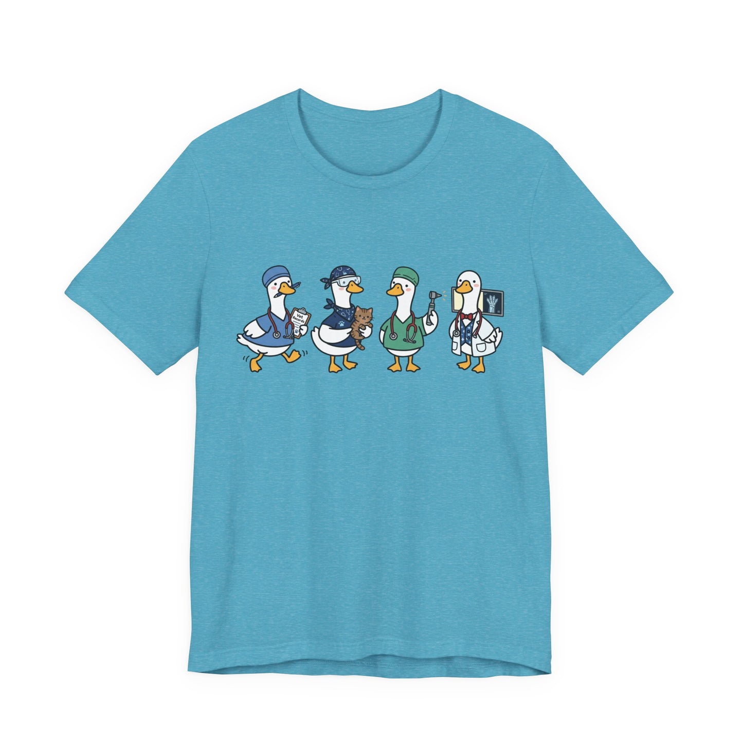 Funny Veterinary T-Shirt – Silly Goose Veterinarian Graphic Tee on Bella Canvas for Vet Techs