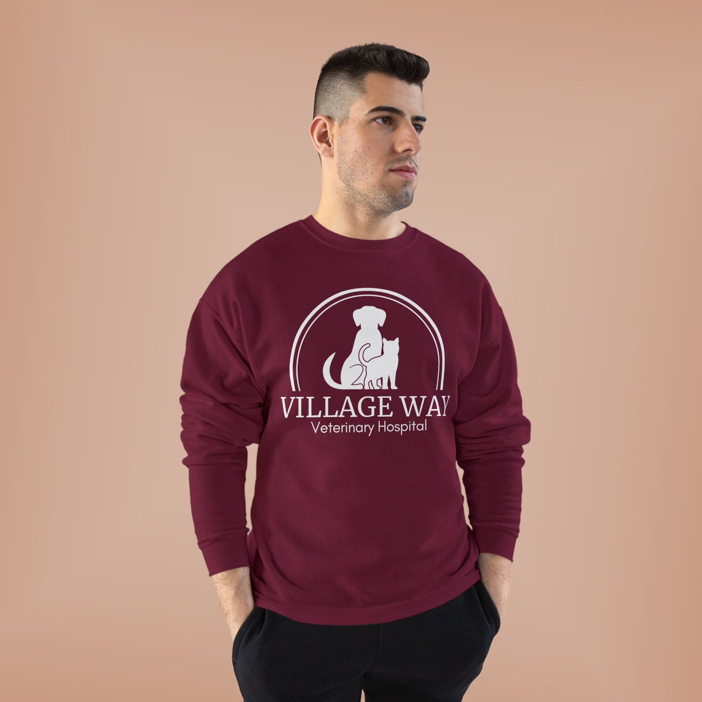Village Way Veterinary Hospital Crewneck Sweatshirt