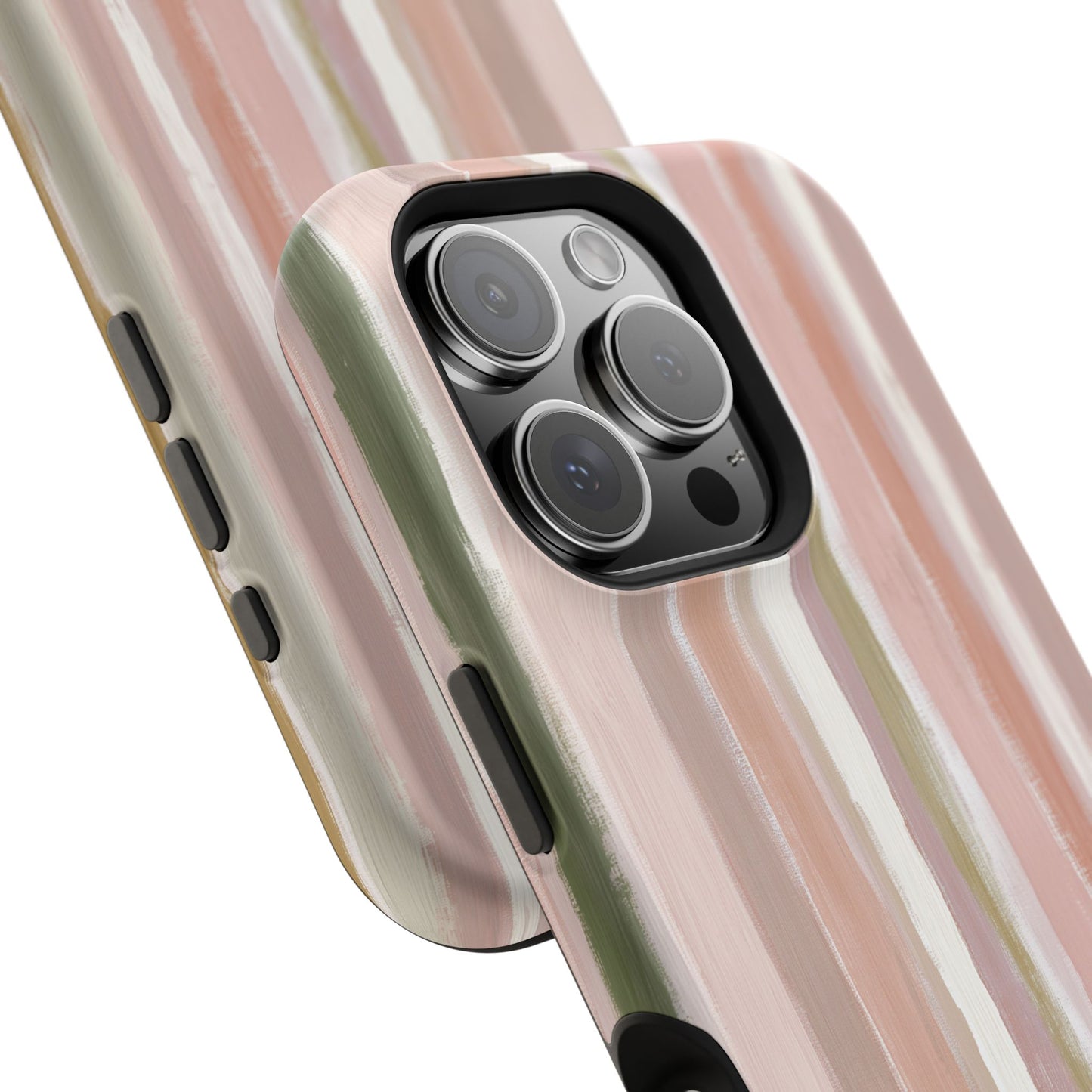 Coquette Pink Stripe Phone Case – Cute Aesthetic Striped Case for iPhone & Samsung Galaxy
