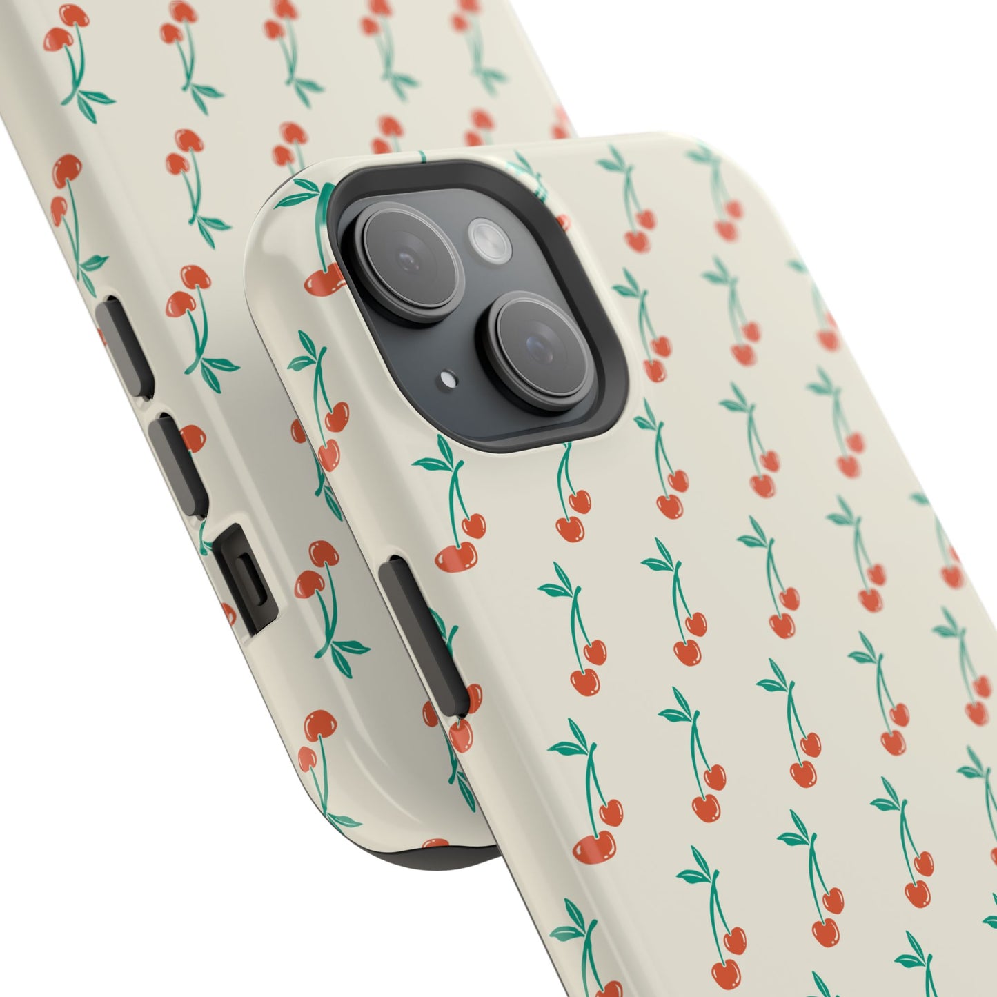 Coquette Cherry Phone Case – Cute Red Fruit Aesthetic Case for iPhone & Samsung Galaxy