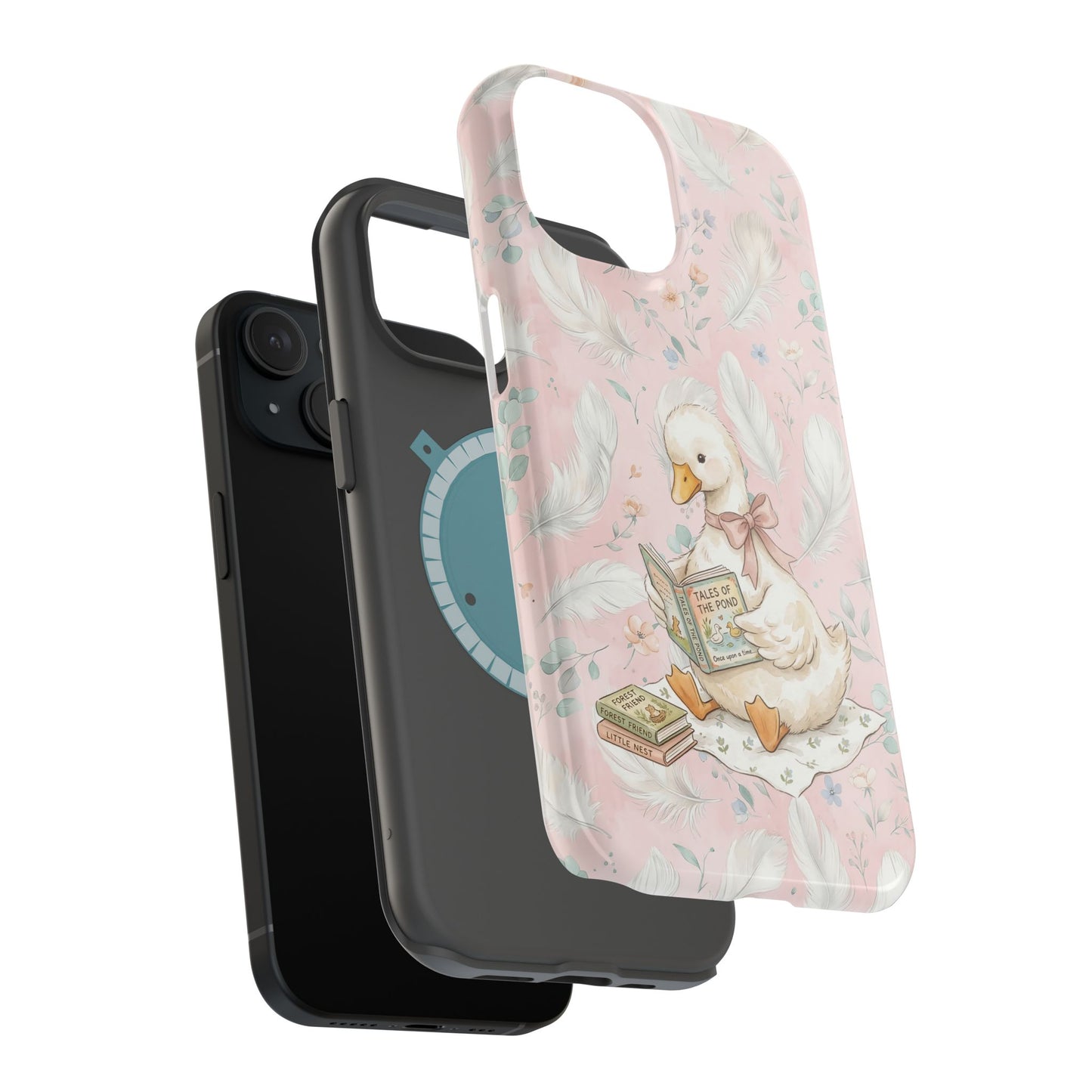 Coquette Goose Phone Case – Girly Goose Bow Aesthetic Case for iPhone & Samsung Galaxy